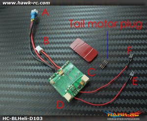 Hawk Creation BLHeli Dual ESC(10A+3.5A) For mCP X